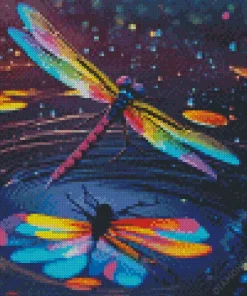 Aesthetic Dragonfly Art Diamond Painting