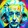 Einstein Pop Art Diamond Painting