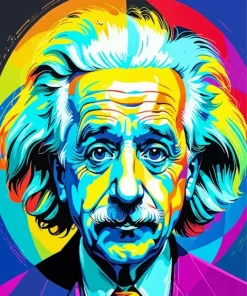 Einstein Pop Art Diamond Painting
