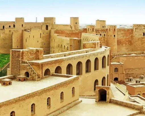 Afghanistan Herat Citadel Diamond Painting