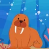 Baby Walrus Diamond Painting