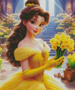 Beautiful Princess Belle Diamond Painting