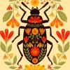 Beetle Art Diamond Painting