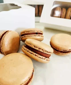 Beige Macarons Diamond Painting