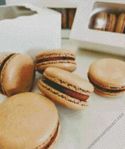 Beige Macarons Diamond Painting