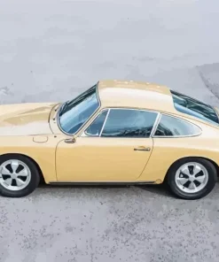 Beige Porsche 911 Diamond Painting