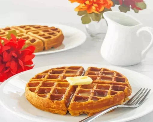 Belgian Waffles Diamond Painting