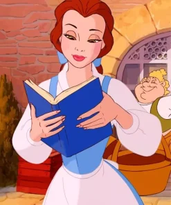 Belle Reading Diamond Painting