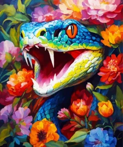 Big Rainbow Snake Diamond Painting