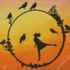 Birds Silhouette Diamond Painting