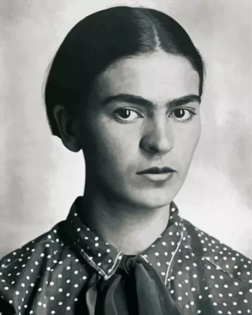 Black And White Frida Kahlo Diamond Painting