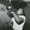 Black And White Muhammad Ali Diamond Painting