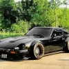 Black Datsun Car Diamond Painting
