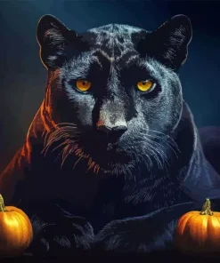 Black Panther Animal Diamond Painting