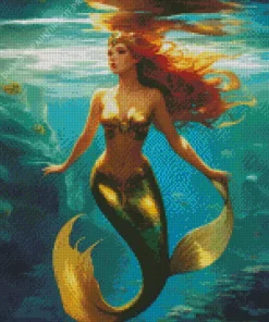 Blonde Mermaid Diamond Painting