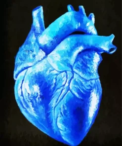 Blue Heart Diamond Painting