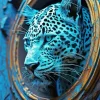 Blue Jaguar Art Diamond Painting