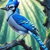 Blue Jay Diamond Painting