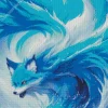 Blue Kitsune Diamond Painting