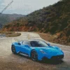 Blue Maserati Mc20 Diamond Painting