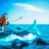 Blue Mermaid Diamond Painting