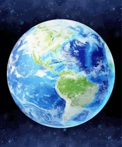 Blue Planet Diamond Painting