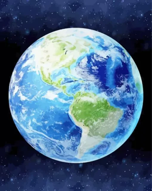 Blue Planet Diamond Painting
