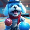 Blue Puppy Diamond Painting