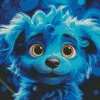 Blue Puppy Dog Diamond Painting