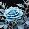 Blue Rose Diamond Painting