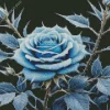 Blue Rose Diamond Painting