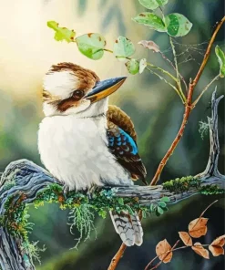 Blue Winged Kookaburra Diamond Painting