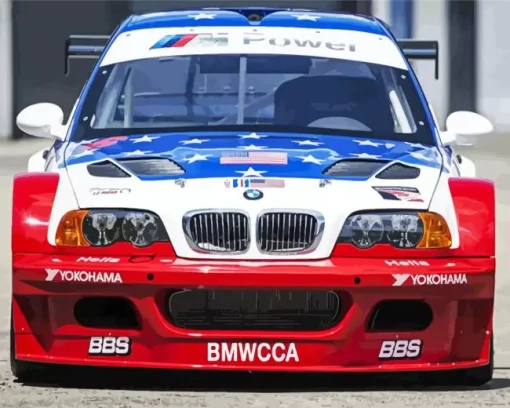 Bmw Race Car Diamond Painting