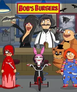 Bobs Burgers Halloween Diamond Painting