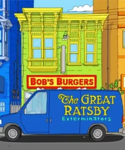Bobs Burgers Store Front Diamond Painting