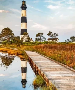 Bodie Island Lighthouse Diamond Painting