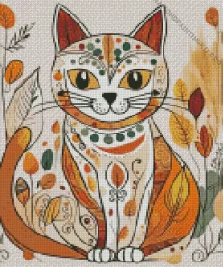 Bohemian Cat Diamond Painting