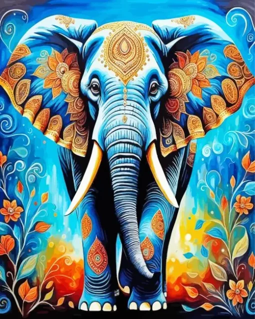 Bohemian Elephant Diamond Painting