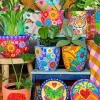 Bohemian Flower Pots Diamond Painting