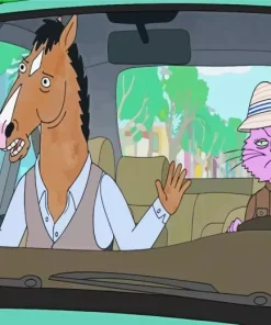 Bojack And Princess Carolyn Diamond Painting