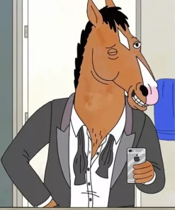 Bojack Horseman In Suit Diamond Painting