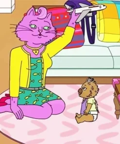 Bojack Horseman Princess Carolyn Diamond Painting