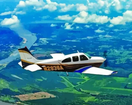 Bonanza Flying Diamond Painting
