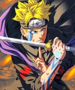 Boruto Uzumaki Anime Diamond Painting