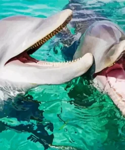 Bottlenose Dolphins Diamond Painting