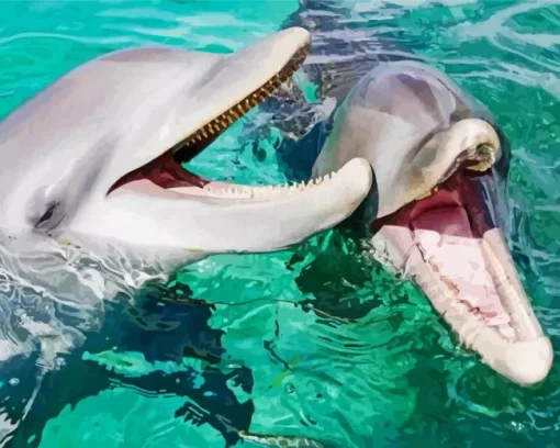 Bottlenose Dolphins Diamond Painting