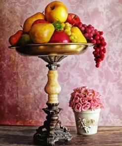 Bowl Of Fruit Still Life Diamond Painting