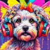 Butterfly Maltipoo Diamond Painting