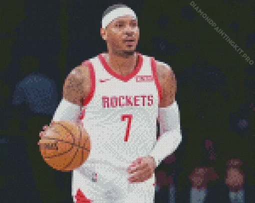 Carmelo Anthony Diamond Painting