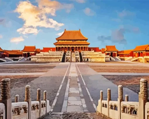 China Forbidden City Diamond Painting